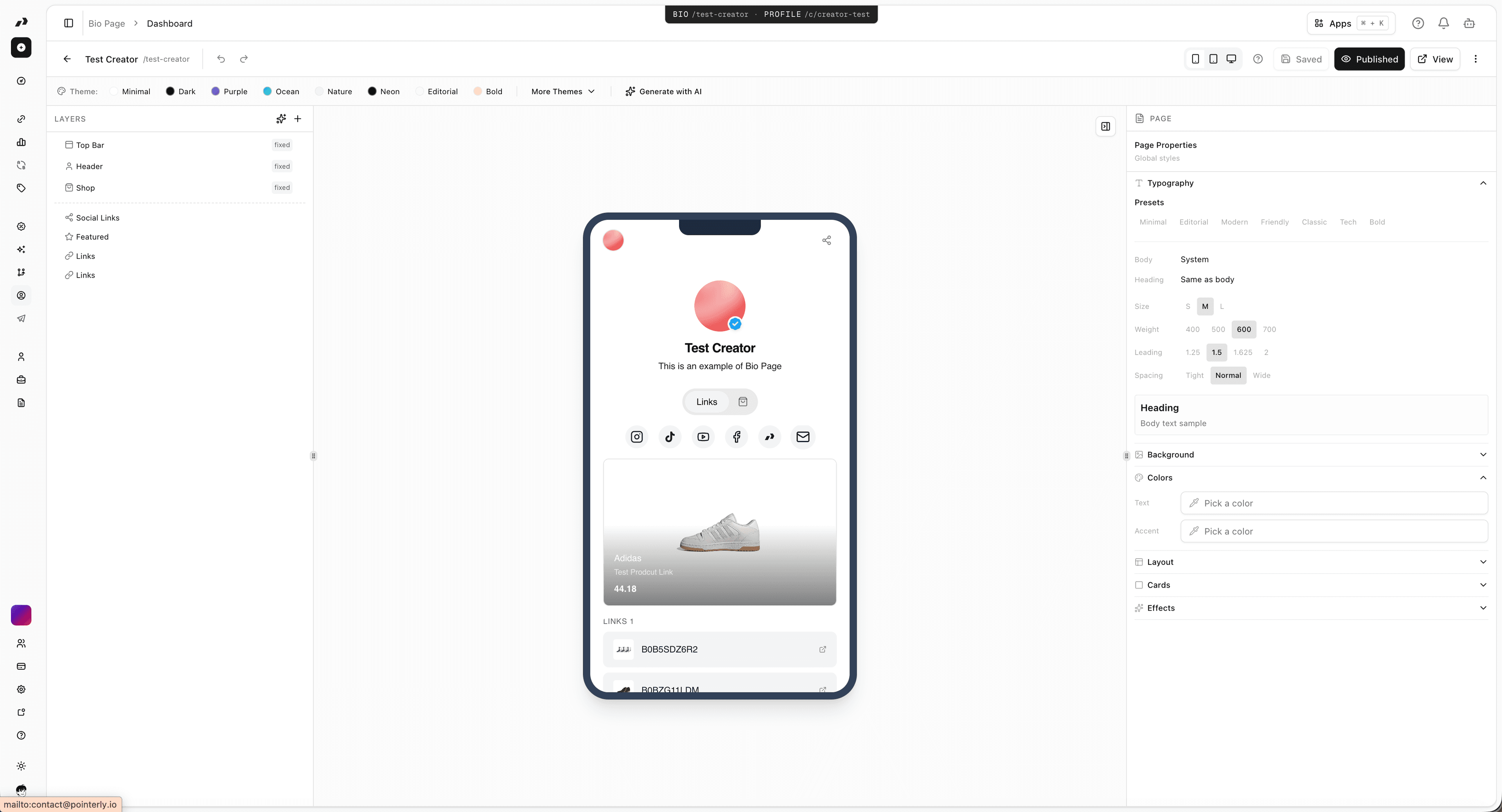 Product screenshot